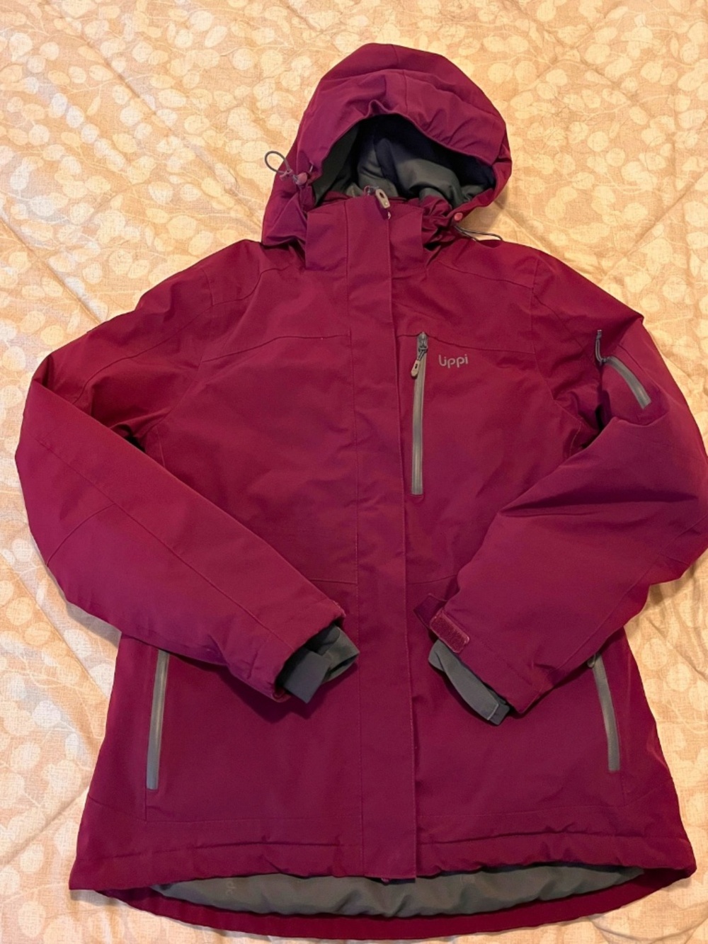 Lippi Andes B-Dry Women’s Ski Snowboard Jacket M Burgundy